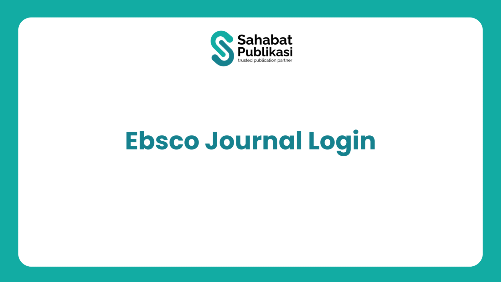 Ebsco Journal Login