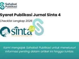Syarat Publikasi Jurnal Sinta 4